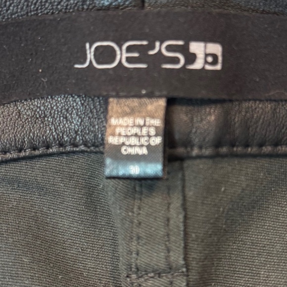 Joe's Jeans Black Lambskin Jeans - Picture 6 of 8